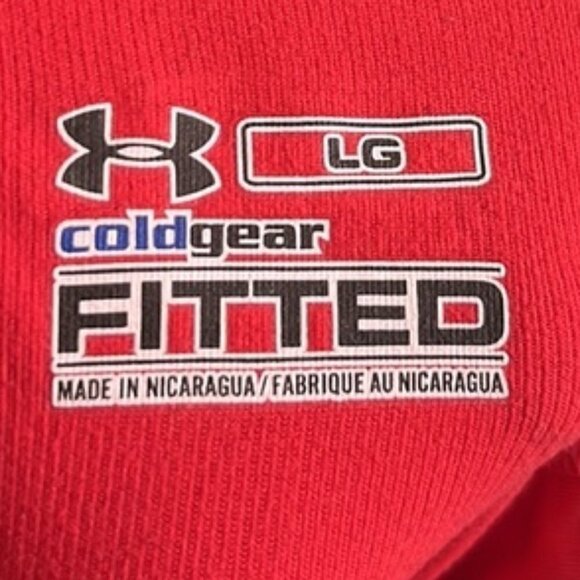 Under Armour ColdGear Long Sleeve Fitted Compression Mock Turtleneneck Shirt - Picture 8 of 10